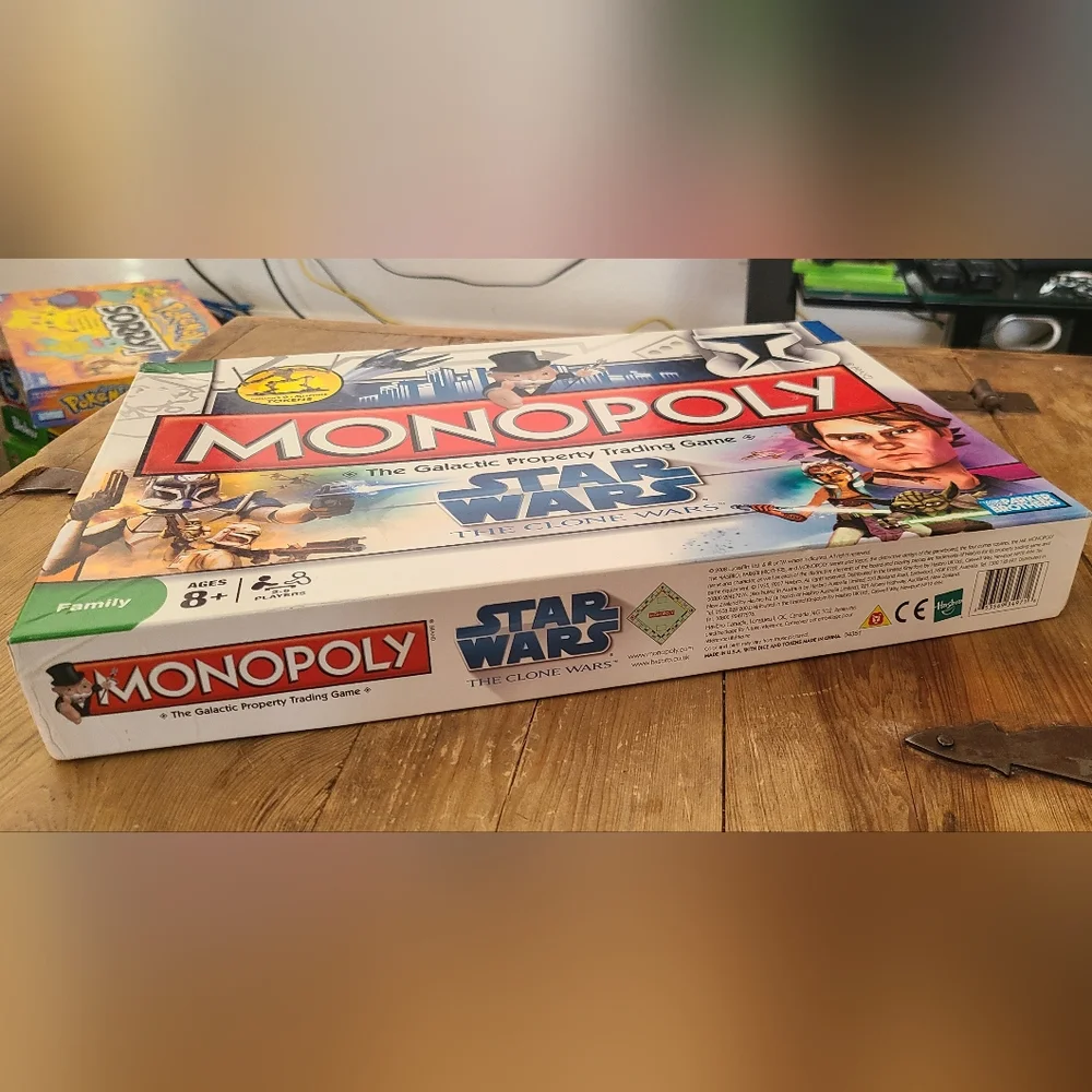 Star Wars Monopoly and Life Board Games all pieces present